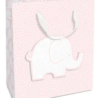 Braun & Company Geschenktragetasche Babyfant rose 18 x 21 x 8 cm
