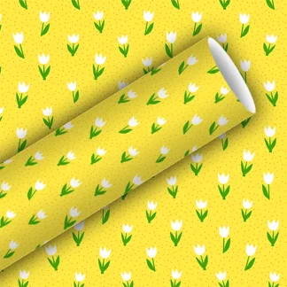 Braun & Company Geschenkpapier Kollektion Minitulips 2 m x 70 cm