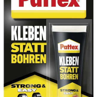 Pattex Kleben statt Bohren Montagekleber 50 g Standtube, weiß