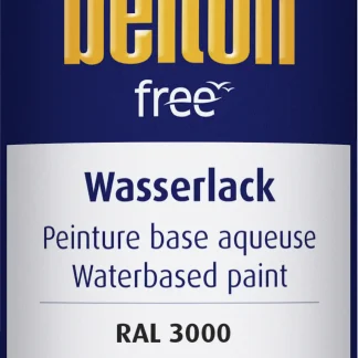 Belton Free Lackspray Acryl-Wasserlack 400 ml feuerrot hochglanz