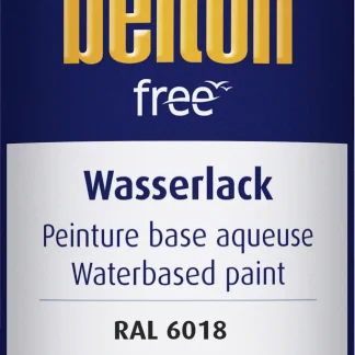 Belton free Lackspray Acryl-Wasserlack 400 ml gelbgrün hochglanz