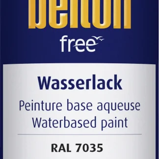Belton free Lackspray Acryl-Wasserlack 400 ml lichtgrau hochglanz