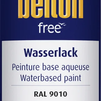 Belton Free Lackspray Acryl-Wasserlack 400 ml reinweiß hochglanz