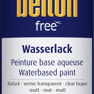 Belton free Lackspray Acryl-Wasserlack 400 ml Klarlack matt