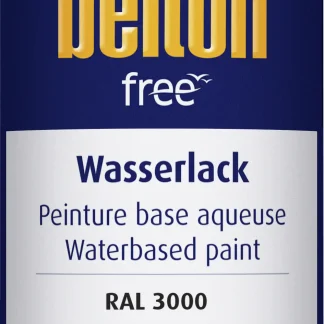 Belton free Lackspray Acryl-Wasserlack 400 ml feuerrot matt