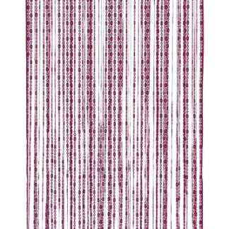 Neusser Collection Fadengardine Sarah Jaquard beere, 245 x 95 cm