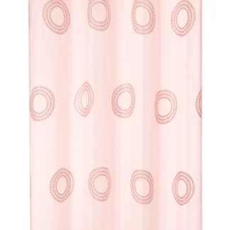 Neusser Collection Ösenschal Kreise rose, 135 x 245 cm