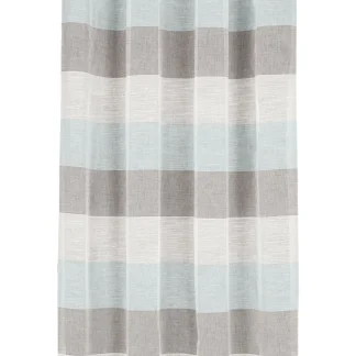Neusser Collection Ösenschal Streifen blau, 135 x 245 cm