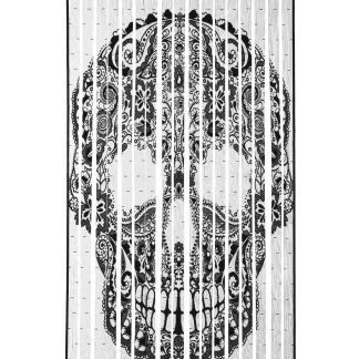 Neusser Collection Fransenstore Skull schwarz, 90 x 245 cm