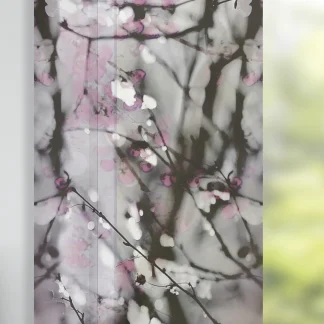 Neusser Collection Flächenvorhang Äste altrosa, 60 x 280 cm