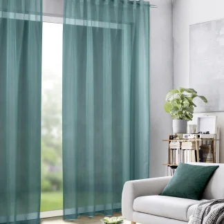 Neusser Collection Verdunklungsschal mit Gardinenband tanne 135x245 cm