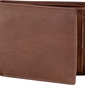 Geldbörse Leder braun 12 x 2 x 9,5 cm