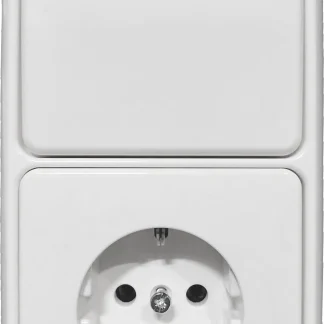 Jung Steckdose CD500/ST550, alpinweiß, CD1520WW