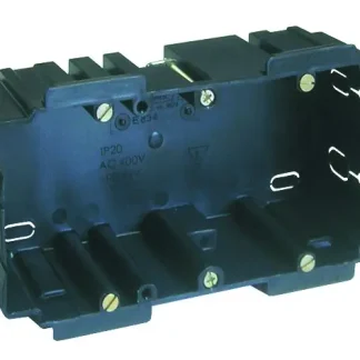 F-tronic Geräteeinbaudose für Kabelkanal 2-fach