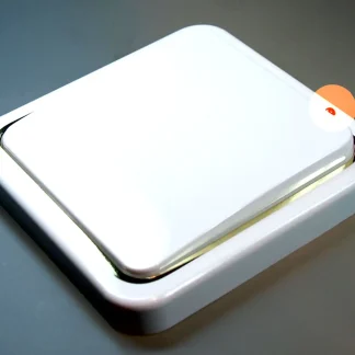 Taster reinweiß/gold