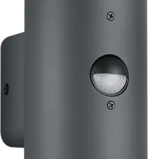 Trio Leuchten Sensor-Außen-Wandleuchte Hoosic E27 anthrazit Up- & Downlight