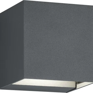Trio Leuchten LED Außen-Wandleuchte Adaja anthrazit Up- & Downlight