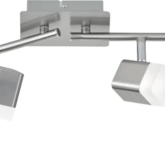 Reality Leuchten 4er LED Balken Roubaix weiß, nickel matt