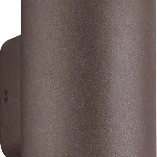 Trio Leuchten Außen-Wandleuchte Hoosic rostfarbig weiß Up- & Downlight