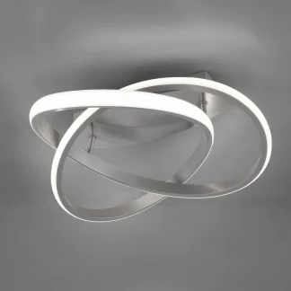 Reality LED Deckenleuchte Course nickel - matt