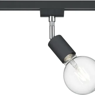 Trio Leuchten Spot Diallo DUOline E27, schwarz matt / chrom
