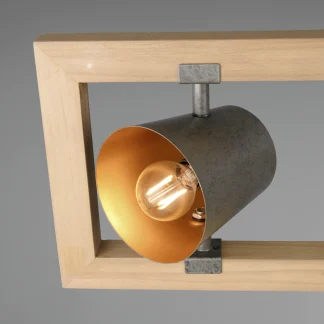 Trio Leuchten Pendelleuchte Bell 4-flammig nickel antik