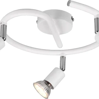 Reality Leuchten 3er Spot Paris weiß matt