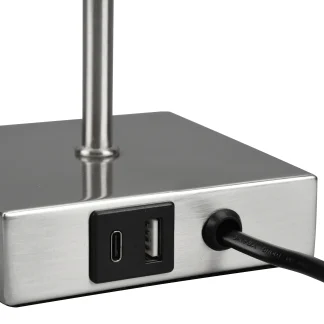 Reality Leuchten Tischleuchte Ole weiß 35 x 10 cm