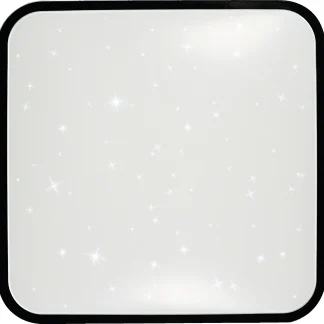Müller Licht LED Deckenleuchte weiß-schwarz 49 x 49 cm 36 W