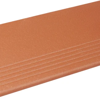 Treppenfliese Spaltplatte 24 x 11,5 cm rot-natur