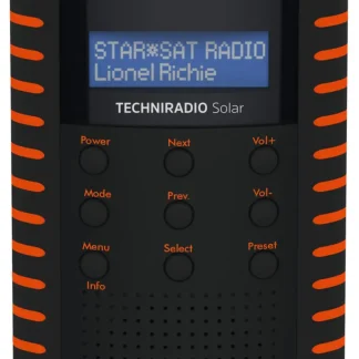 Technisat Solar-Radio DAB+/ UKW schwarz/orange