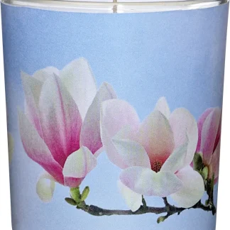 Villa Verde Duftkerze im Glas Sleeve Magnolie, Höhe: 7,8 cm, Ø 7,1 cm