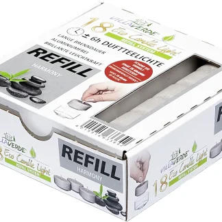 Villa Verde Duftteelichte ECL refill Harmony, 18 er Pack