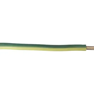 PVC-Aderleitung H07V-U 4 - 10 Meter, grün/gelb