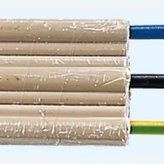 Stegleitung NYIF-J 3 x 1,5 - 10 Meter, beige