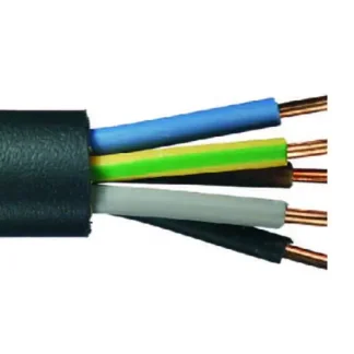 Erdkabel NYY-J 5 x 2,5 - 50 Meter, schwarz