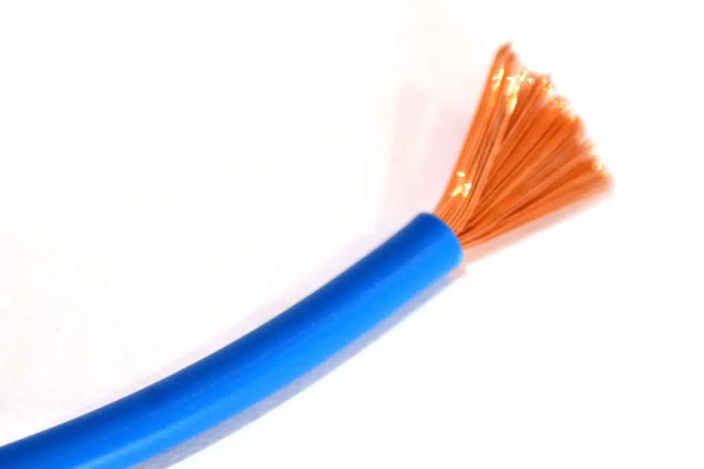 PVC-Aderleitung H07V-K 10 - 1 Meter, blau
