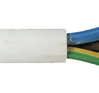 Schlauchleitung H05VV-F 3 x 2,5 - 1 Meter, weiß