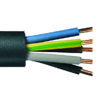 Erdkabel NYY-J 5 x 2,5, 250 Meter Rolle, schwarz