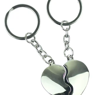 Basi Schlüsselanhänger Broken Heart silber