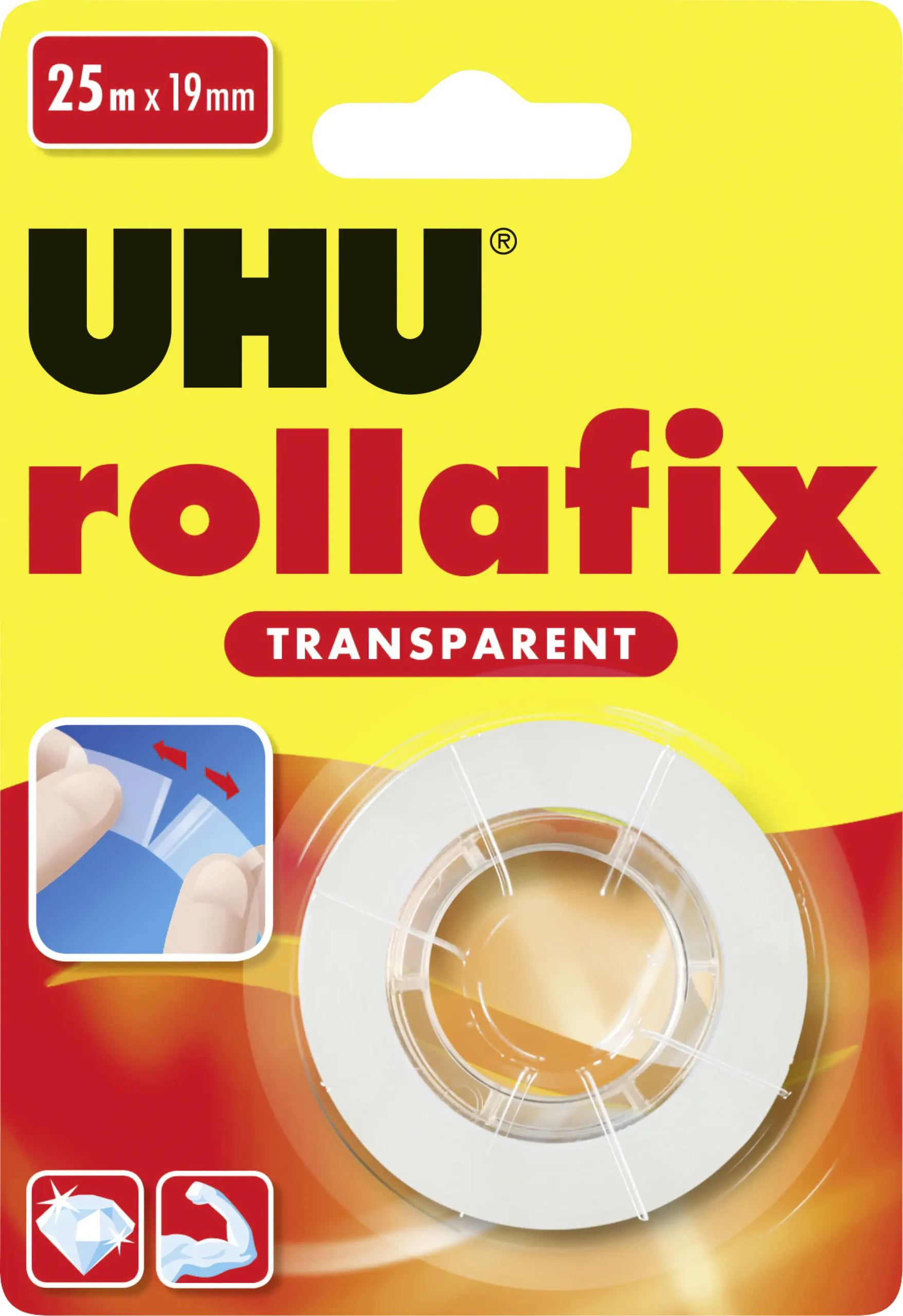 UHU rollafix Nachfüllrolle transparent