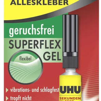 UHU Sekunden Alleskleber geruchsfrei Superflex Gel 3 g