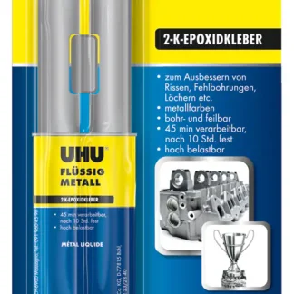 UHU Flüssigmetall Doppelkammerspritze 28 g