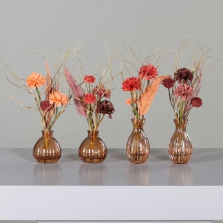 DPI Wiesenblumen-Arrangement "Boho" in Glasvase