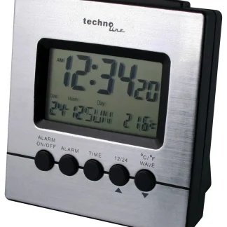 Technoline Funkwecker WT 228 digital schwarz silber