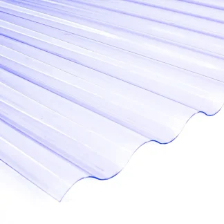 PVC-Wellplatte 76/18 200 x 90 cm 0,7 mm klar