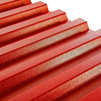 PVC-Wellplatte Trapez 70/18 200 x 90 cm 1,2 mm rot