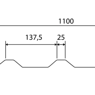 Weckman Trapezblech 200 x 110 cm 0,5 mm anthrazit