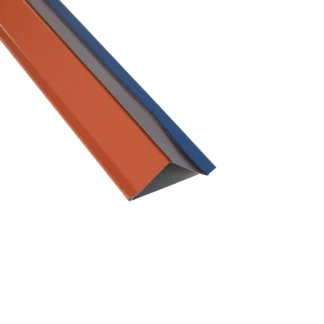 Weckman Traufenblech 100 cm 80 x 30 mm ziegelrot