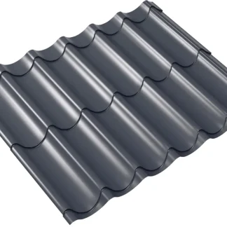 Weckman Metallziegel 80 x 106 cm 0,5 mm anthrazit